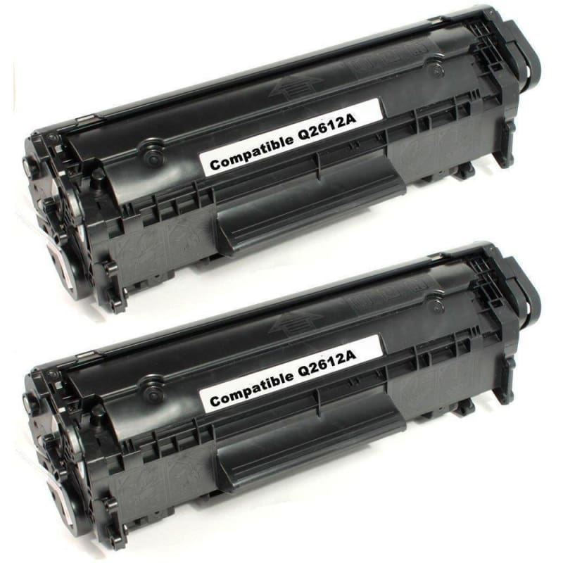 Compatible HP 12A Q2612A Black Toner Cartridge - Economical Box