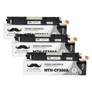 Compatible HP 130A CF350A Black Toner Cartridge - Moustache®