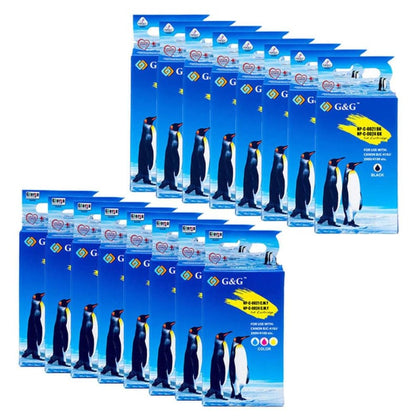 Compatible Canon BCI-24 Black and Color Ink cartridge Combo - G&G™