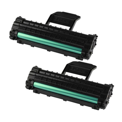 Compatible Samsung MLT-D108S Black Toner Cartridge - Economical Box - 2/Pack