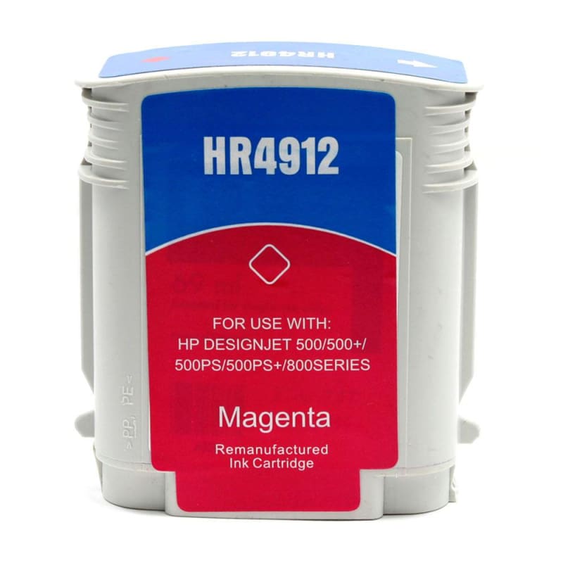 Remanufactured HP 82 C4912A Magenta Ink Cartridge High Yield