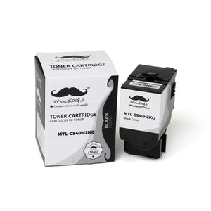 Compatible Lexmark C540H2KG Black Toner Cartridge High Yield - Moustache®