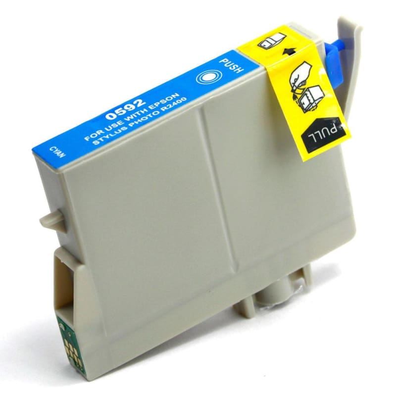 Compatible Epson T0592 Cyan Ink Cartridge