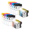 Compatible Brother LC-65 Ink Cartridge Combo - 10/Pack - Moustache®