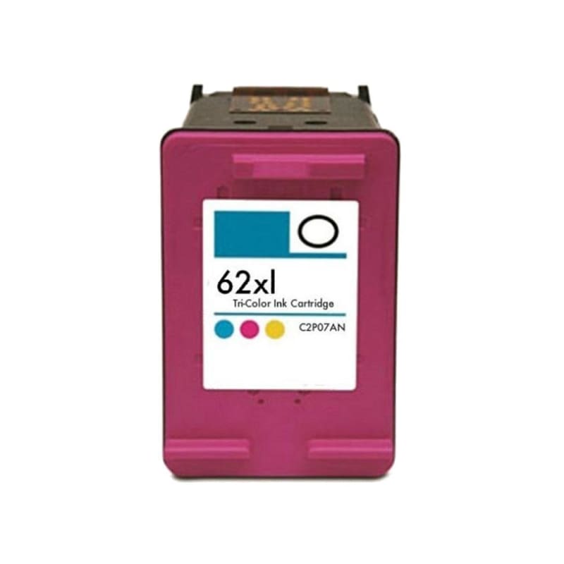 Remanufactured HP 62XL C2P07AN Tri-color Ink Cartridge High Yield