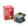 Compatible Brother LC-79 Ink Cartridge Combo Extra High Yield BK/C/M/Y - Economical Box