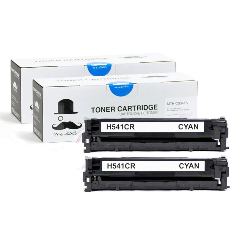 Compatible HP 125A CB541A Cyan Toner Cartridge - Moustache®