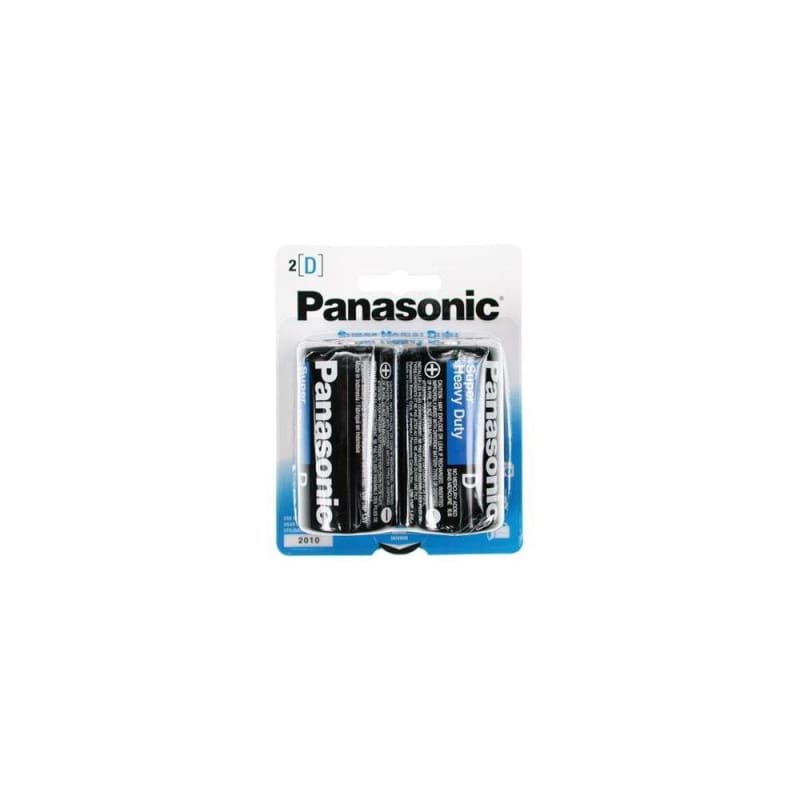 Heavy-Duty "D" Batteries - Panasonic® - 2/PACK
