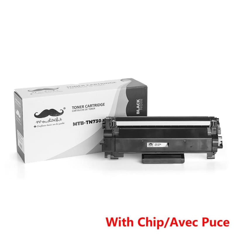 Compatible Brother TN-730 Black Toner Cartridge - Moustache®