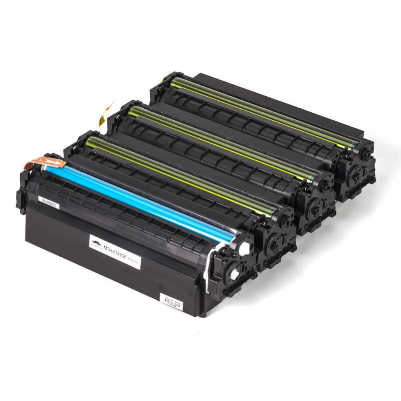 Compatible HP 410X Toner Cartridge Combo BK/C/M/Y High Yield - Moustache®