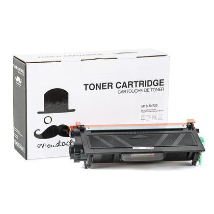 Compatible Brother TN-720 Black Toner Cartridge - Moustache®