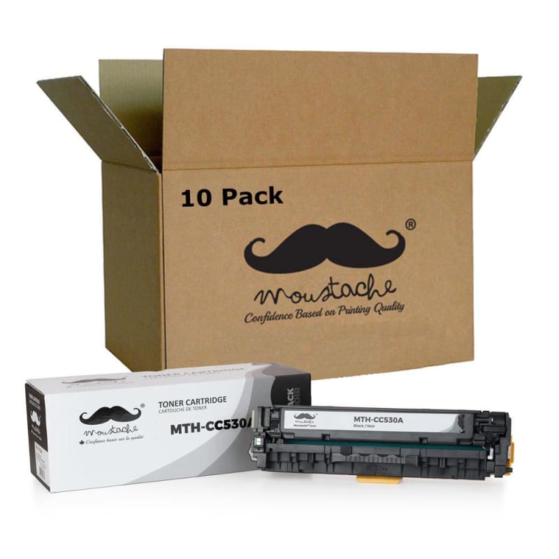 Compatible HP 304A CC530A Black Toner Cartridge - Moustache®