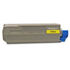 Remanufactured Okidata 43865717 Yellow Toner Cartridge