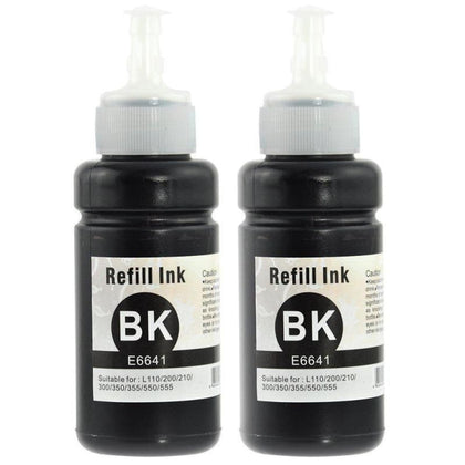 Compatible Epson T664120 Black Ink Cartridge - 2/Pack