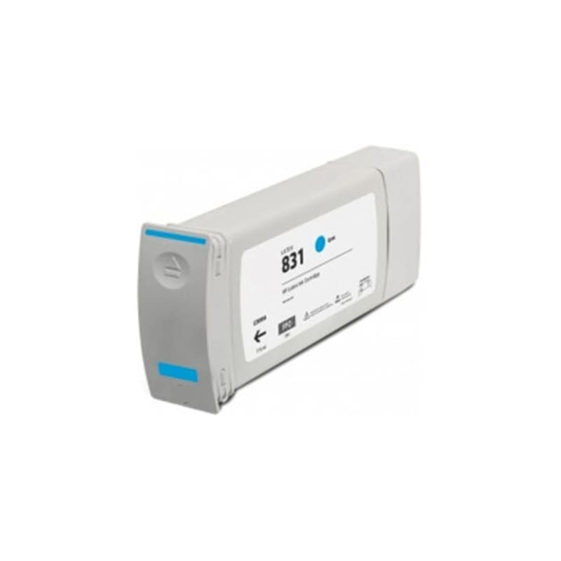 Remanufactured HP 831A CZ683A Cyan Latex Ink Cartridge 775 ml