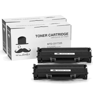 Compatible Dell 331-7335 HF442 Black Toner Cartridge for Dell B1160/B1160W Printer - Moustache®