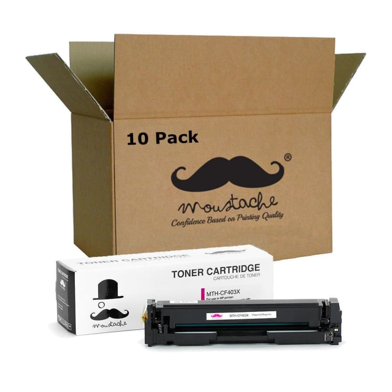 Compatible HP 201X CF403X Magenta Toner Cartridge High Yield - Moustache®