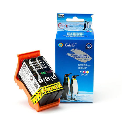 Compatible Dell Series 24 T110N 330-5288 330-5888 Color Ink Cartridge High Yield - G&G™
