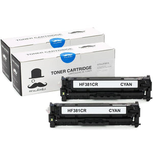 Compatible HP 312A CF381A Cyan Toner Cartridge - Moustache®