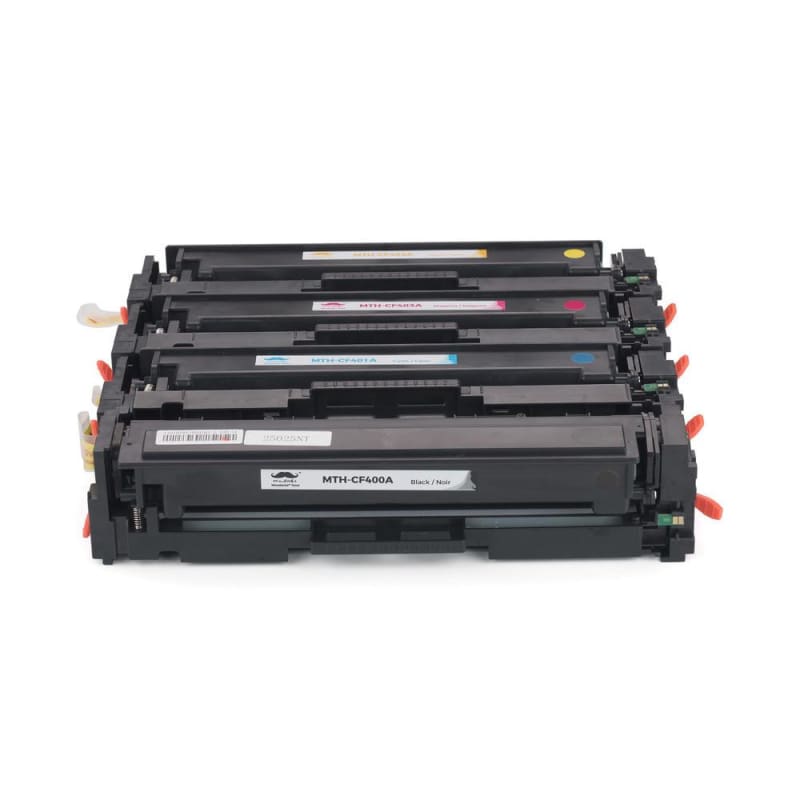 Compatible HP 201A Toner Cartridge Combo BK/C/M/Y - Moustache®