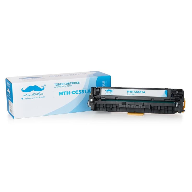 Compatible HP 304A CC531A Cyan Toner Cartridge - Moustache®