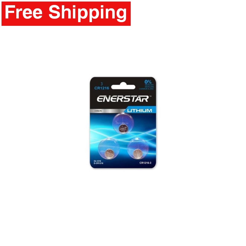 3 x CR1216 | BR1216 | ECR1216 3 Volt Lithium Battery Replacement - Free Shipping