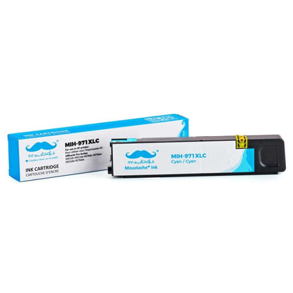 Compatible HP 971XL CN626AM Cyan Ink Cartridge High Yield - Moustache®