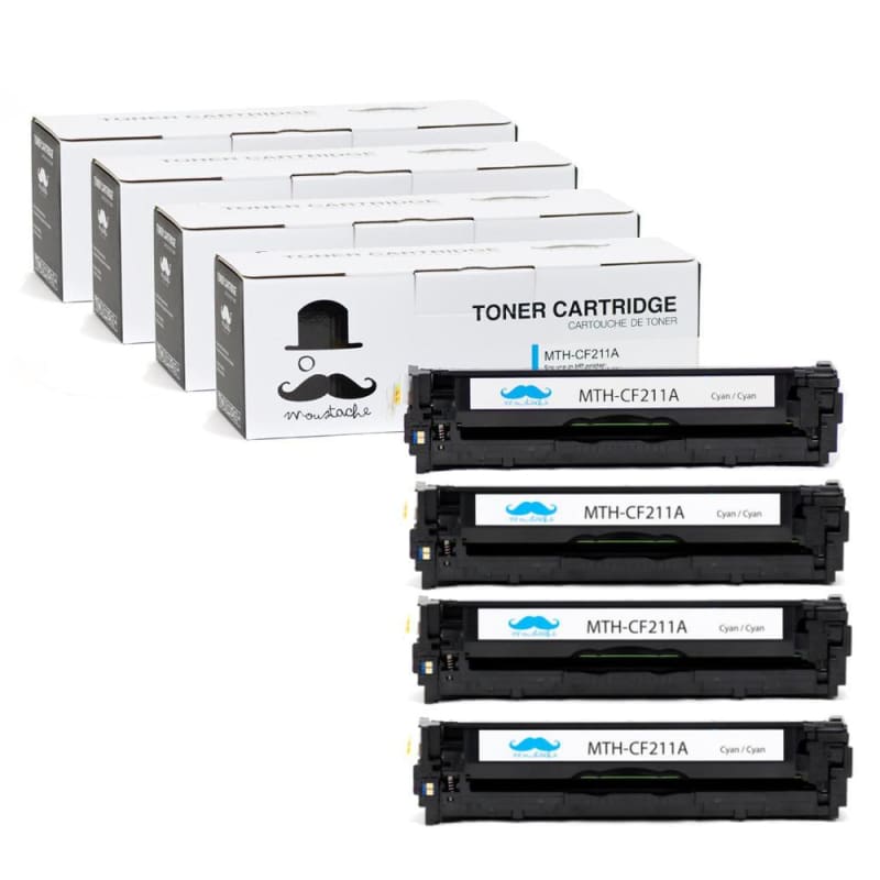 Compatible HP 131A CF211A Cyan Toner Cartridge - Moustache®