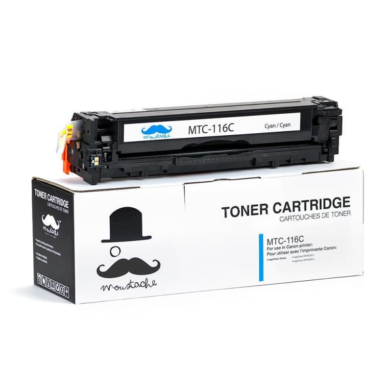 Compatible Canon 116C 1979B001AA Cyan Toner Cartridge - Moustache®