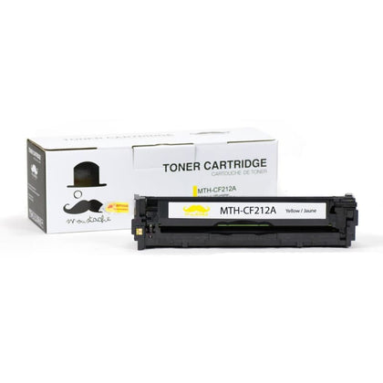 Compatible HP 131A CF212A Yellow Toner Cartridge - Moustache®