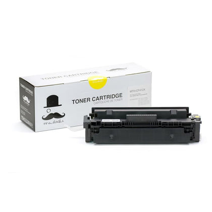 Compatible HP 410X CF412X Yellow Toner Cartridge High Yield - Moustache®