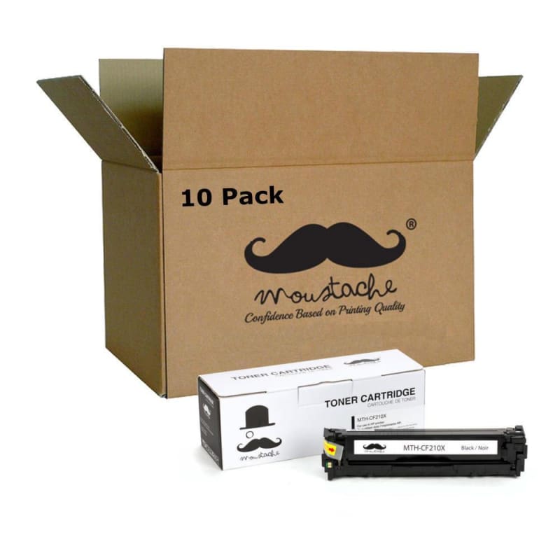 Compatible HP 131X CF210X Black Toner Cartridge High Yield - Moustache®