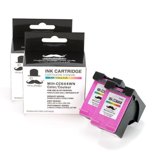 Remanufactured HP 60XL CC644WN Color Ink Cartridge High Yield - Moustache®