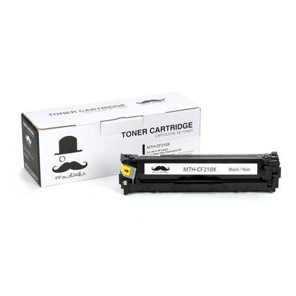 Compatible HP 131X CF210X Black Toner Cartridge High Yield - Moustache®