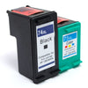 Remanufactured HP 74XL CB336WN HP 75XL CB338WN Black and Color Ink Cartridge Combo - G&G™