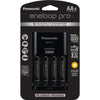 Panasonic Eneloop Pro Combo BQ-CC17 Smart Charger with 4-Pack of 2550mAh Rechargeable Batteries