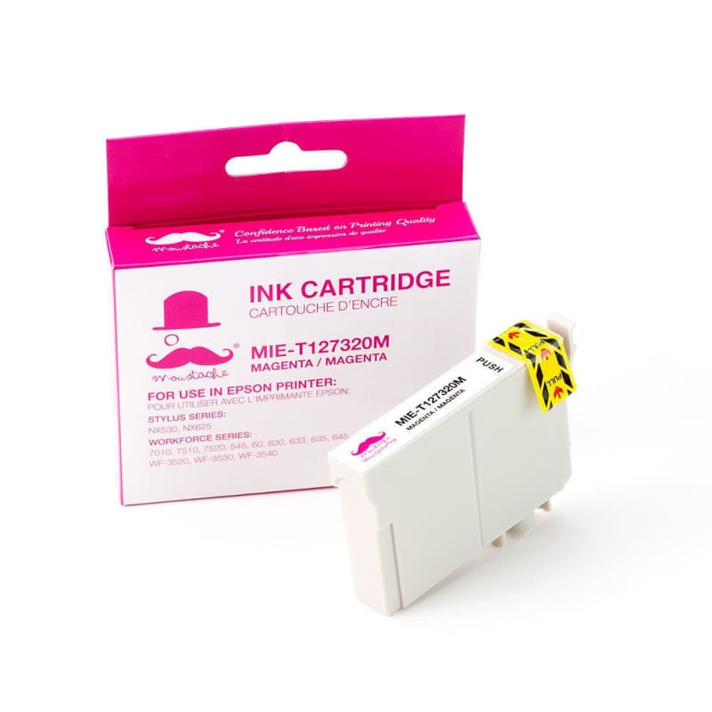 Compatible Epson T127320 Magenta Ink Cartridge Extra High Yield - Moustache®