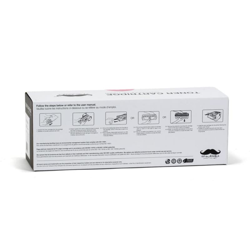 Compatible HP 125A CB543A Magenta Toner Cartridge - Moustache®