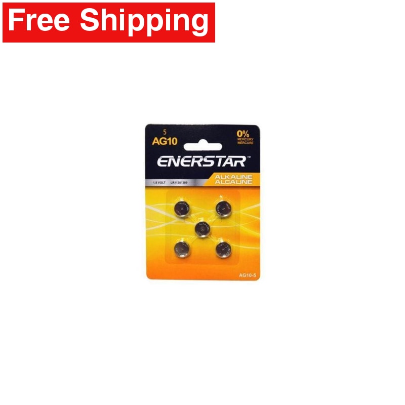 5 x AG10 | L1131 | SR1130 | 189 1.5 Volt Alkaline Battery Replacement - Free Shipping
