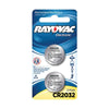 2 x Rayovac CR2032 | DL2032 | BR2032 3 Volt Lithium Battery Replacement