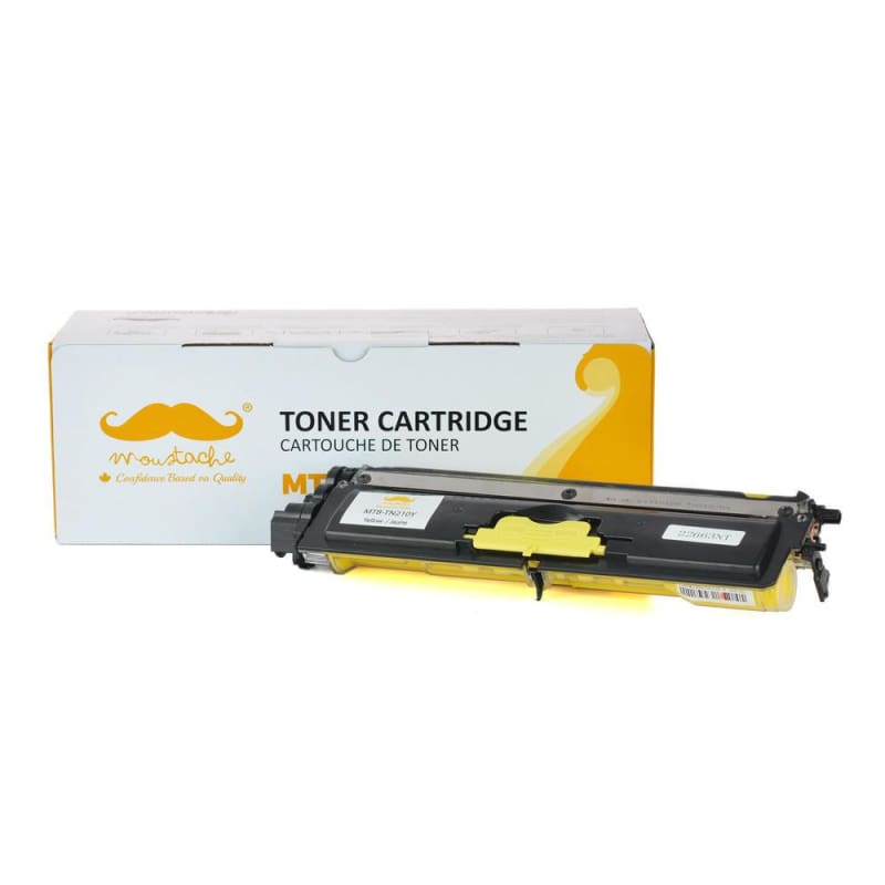 Compatible Brother TN-210Y Yellow Toner Cartridge - Moustache®