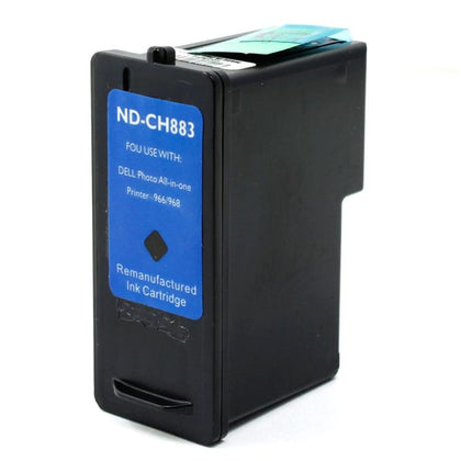 Remanufactured Dell CH883 Black Ink Cartridge High Yield for Dell 966 968 968w Printer