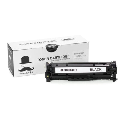 Compatible HP 312X CF380X Black Toner Cartridge High Yield - Moustache®