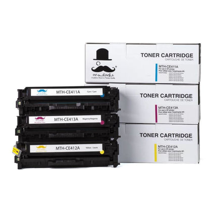 Compatible HP 305A Toner Cartridge Combo C/M/Y - Moustache®