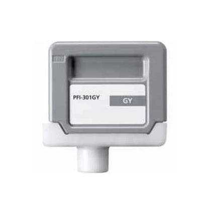 Compatible Canon PFI-301GY 1495B001AA Pigment Gray Ink Cartridge