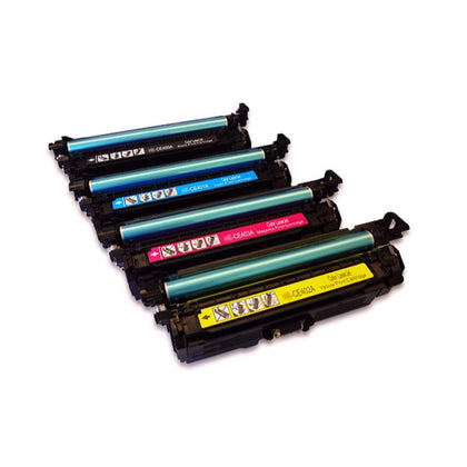 Compatible HP 507A Toner Cartridge Combo BK/C/M/Y - Economical Box