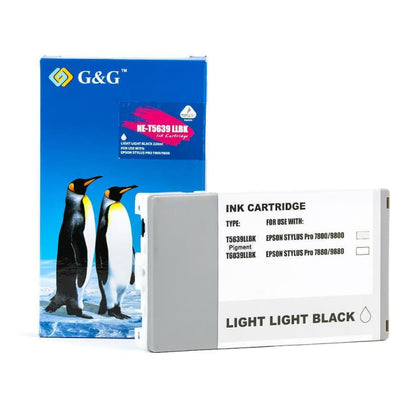 Compatible Epson T563900 T562900 Light Light Black Ink Cartridge Pigment