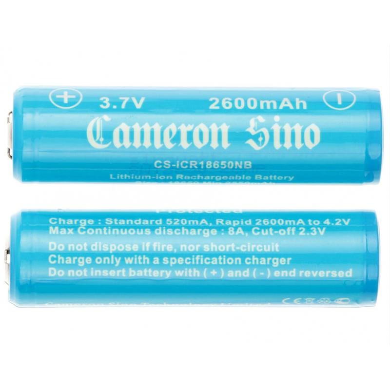 New Premium Rechargable Battery Replacements CS-ICR18650NB