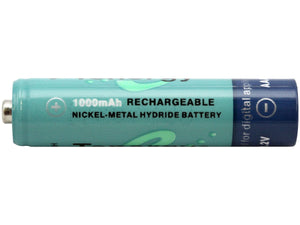 High Capacity Tenergy AAA Rechargeable Nimh 1000mAh Battery
